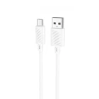 USB кабель для быстрой зарядки HOCO X88 USB / Micro USB 2.4A 1 м Белый