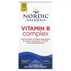Комплекс вітамінів В Nordic Naturals (Vitamin B Complex) 45 капсул (NOR-01531)