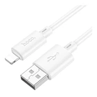 Кабель для зарядки и передачи данных USB Hoco X88 Gratified USB to Lightning 2.4A 2m White