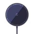 Бездротовий зарядний пристрій Baseus Simple Mini3 Magnetic Wireless Charger 15W Dusty Purple (CCJJ040205)