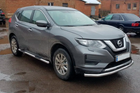 Боковые трубы (2 шт, нержавейка) для Nissan X-trail T32/Rogue 2014-2021 гг