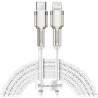Кабель Baseus Cafule Metal Type-C to Lightning PD 20W 2m White (CATLJK-B02) [71406]