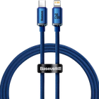 Кабель Baseus Crystal Shine Series Type-C to Lightning 20W 1.2m Blue (CAJY000203) [71412]