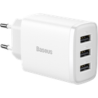 Сетевое зарядное устройство Baseus Compact Charger 3U 17W 3USB White (CCXJ020102) [74464]