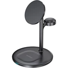 Бездротовий зарядний пристрій Choetech T585-F 3 в 1 Magnetic Wireless Charging Black [123385]