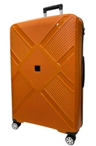 Чемодан Madisson Snowball 53103 большой L, 102 л, полипропилен, 4 колеса 360°, кодовый замок, 74x50x30 см Оранжевый