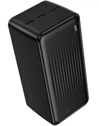 Павербанк Borofone 50000mAh 22.5W Павербанк Borofone BJ80C Clever зі швидкою зарядкою PD/QC, Портативний зовнішній акумулятор, універсальні порти 2USB/Type-C, LED-індикатор Чорний