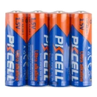 Батарейка лужна PKCELL 1.5V AA/LR6, 4 штуки shrink (PC/LR6-4S) АА