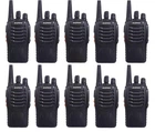 Комплект 10 шт рацій портативних Baofeng BF-888S UHF 5 Вт 1500 мАг до 5 км