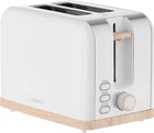 Тостер Ardesto T-F420WWD, White, 800W, 2 тости, 2 відділення, 7 режимів підсмажування, розморожування