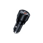 Зарядний пристрій Choetech car USB-A/USB-C 63W QC3.0/PD/PPS black (TC0010-BK) Choetech TC0010-BK 925341