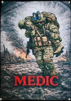 Прапор Медик (Medic) на люверсах 1000×700 мм