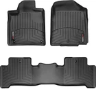 Килимки Weathertech Black для Acura MDX (mkII) 2007-2013 (1-2 ряд) (WT 441141-441142)