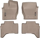 Килимки Weathertech Beige для Land Rover Range Rover (mkIV)(L405) 2012-2017 (з консоллю на 2 ряду) (WT 454801-454802)