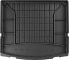Гумовий килимок у багажник Frogum Pro-Line для Ford S-Max (mkII) (7 місць) 2015-2022 (без дворівневої підлоги) (складений 3 ряд) (багажник) (FG TM403260)