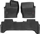 Килимки Weathertech Black для Land Rover Range Rover (mkIV)(L405) 2012-2017 (без консолі на 2 ряду) (WT 444801-444803)