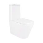 Унитаз-компакт Qtap Scorpio безободковый Ultra Quiet с сиденьем Soft-close QT14226088AW