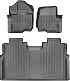 Килимки Weathertech Black для Ford F-150 (mkXIII) 2014-2020 (SuperCrew)(1 ряд - роздільний)(1 ряд - 3 місця) (WT 446971-446974)
