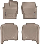 Килимки Weathertech Beige для Land Rover Range Rover (mkIV)(L405)(long) 2014-2017 (з консоллю на 2 ряду) (WT 454801-454805)