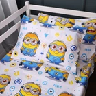 Простынь MirSon Бязь 17-0867 Happy Minions 150 х 220 см (2200012065914)