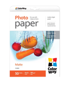 Фотобумага матовая ColorWay 10х15 см 190г/м² 50 листов (PM1900504R)