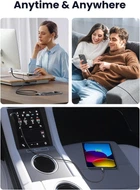 Кабель зарядный Ugreen USB Type-C to USB Type-C 240 W для быстрой зарядки 1 м Black (US535)