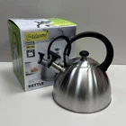 Чайник из нержавеющей стали со свистком 2.5 литра Maestro BASIC MR-1302 серебристый