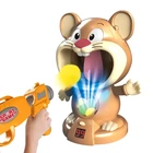 Интерактивный тир Мышонок Joy Acousto-Optic Hamster 1970A с бластером звуковыми эффектами для детей от 3 лет из пластика