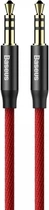 Кабель Baseus Yiven M30 3.5 мм (mini-jack) - 3.5 мм (mini-jack) 1 м Red/Black (CAM30-B91)