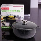 Кастрюля Kamille KM-4406 6.5 л с антипригарным покрытием для индукции
