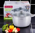 Кастрюля из нержавеющей стали Kamille KM-4903 5 л индукция