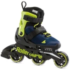 Детские ролики Rollerblade Microblade 3WD blue royal-lime размер 33-36.5 (smj817)