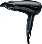 Фен Remington D3010, чорний, 2000W, 3 режими, 2 швидкості, подача холодного повітря