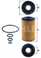 Фільтр масляний Knecht/Mahle Mercedes-Benz W202, W210, Sprinter 208-515, Vito 638-639 ( OX153/7D )