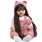 Реалістична Кукла Реборн 55 см повністю силіконова Doll Reborn Baby К0100202