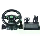 Игровой руль с педалями Vibrating Wheel для PS3/PS2/PC 3в1