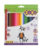 Кольорові олівці ZIBI Kids Line 24 кольорів (ZB.2416)