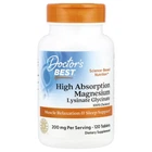 Магній хелат 100% Doctor's Best (Magnesium Chelated) 120 таблеток (DRB-00025)