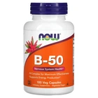 Вітамін В-50 комплекс Now Foods (B-Complex) 100 капсул (NOW-00420)
