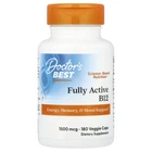Активний вітамін B12 Doctor's Best (Active Vitamin B12) 1500 мкг 180 веганських капсул (DRB-00516)