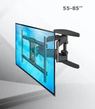 Настенный поворотно-наклонный кронштейн для телевизоров V-STAR S65 55–85" до 68 кг 8579