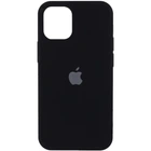 Чехол для iPhone 12/12 Pro силиконовый Soft-touch Silicone Case Full Size (AA) Black