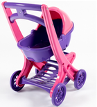 Коляска для кукол пластиковая Doloni Toys 0121/02, игрушечная тележка для пупса, стойка, Украина.