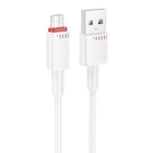 Кабель USB Borofone BX110, MicroUSB, 2.4A, 1m, Белый