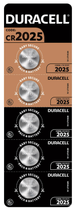 Батарейка Duracell DL2025 DSN уп. 1х5 шт. (6807087)