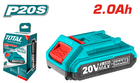 Акумуляторна батарея TOTAL TFBLI20011 20В Li-ion (6906710)