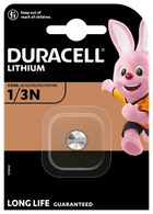 Спеціальна літієва батарейка Duracell 1/3N 3V, (2L76 / CR1 / 3N / CR11108), 1 шт. в упаковці (7091713)