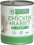Влажный корм для щенков Nature's Protection Puppy chicken & rabbit с курицей и кроликом