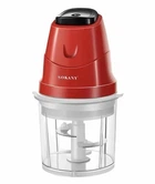 Чоппер-измельчитель электрический Sokany SK-06009 250 Вт турборежим 4 лезвия 700 мл Красный