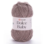 Плюшевая пряжа YarnArt Dolce Baby 754 норка, 50 гр